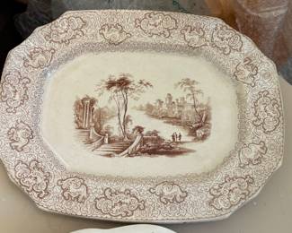 1800’s Brown Transferware