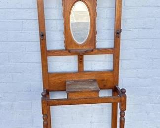 antiaue oak vanity