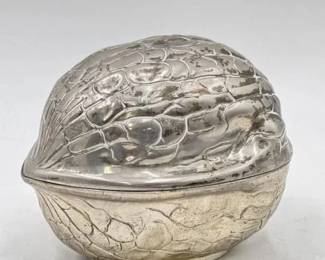 FB Rogers walnut trinket box