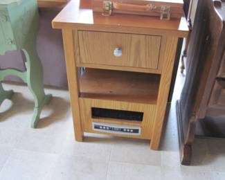 End Table with Built-In Space Heater