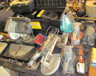 Power Tools - Chop Saw, Sanders, Pipe Cutting Saw