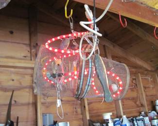 Minnow Trap Lamp