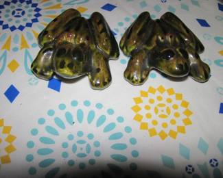 Pair of Vintage Fertility Frogs