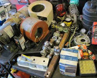 Trailer Hitches, Trailer Lights, Squirrel Cage Blowers