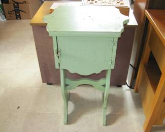 Antique Cigar Cabinet Table