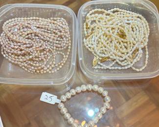 Pink and White Pearls 