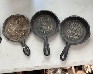 Miniature Cast iron pans 