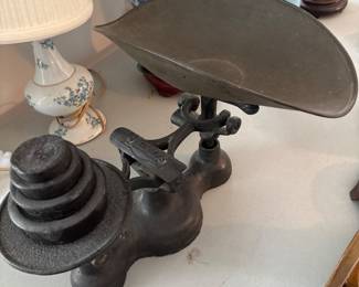 Antique Triple Beam Scale 
