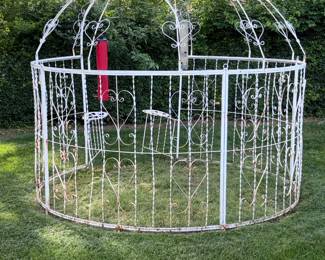 THIS IS LARGE ! Iron gazebo 