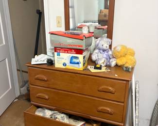 . . . vintage mirrored dresser