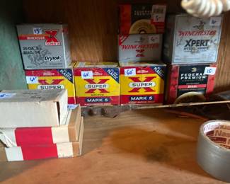 . . . nice assortment of shotgun ammo -- owner may keep?