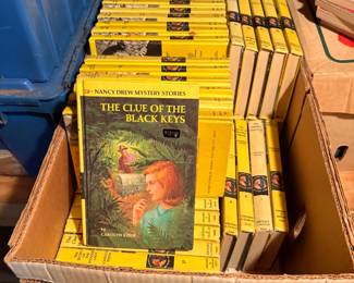 . . . 50-plus volume set of Nancy Drew books