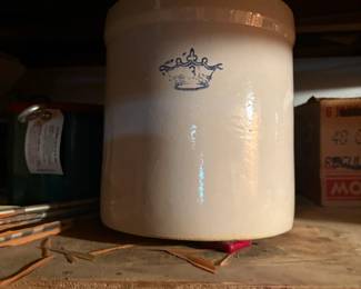 . . . 3-gallon Crown stoneware crock