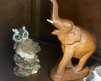 . . . elephant and owl