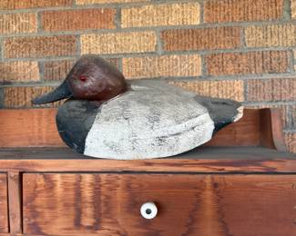 . . . canvasback duck decoy