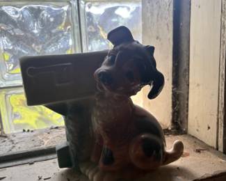 . . . vintage dog at mailbox