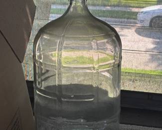 . . . large glass jar