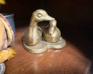 . . . brass ducks