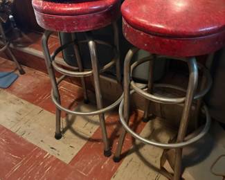 . . . vintage bar stools