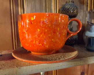 . . . retro mug and saucer