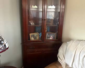 . . . and a matching corner cabinet