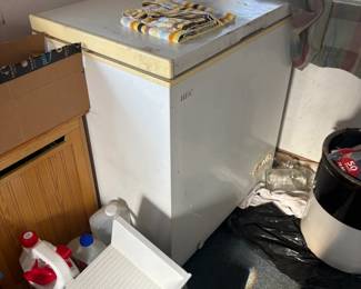 . . . and chest freezer