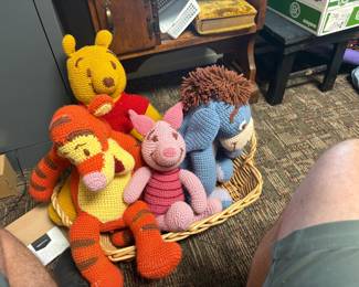 . . . cute Winnie the Pooh crocheted animals