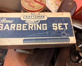 . . . vintage Craftsman Barbering Set in box