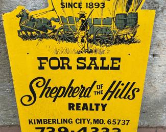 SHEPARD OF THE HILLS SIGN