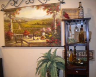Wine rack and decor
