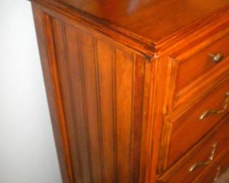Side view of dresser