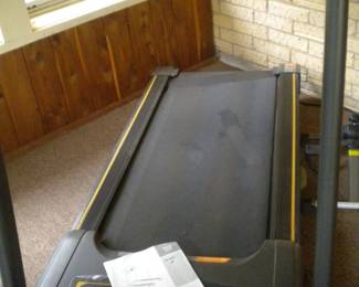 Treadmill with instructions