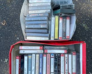 Assorted Music Cassette Tapes