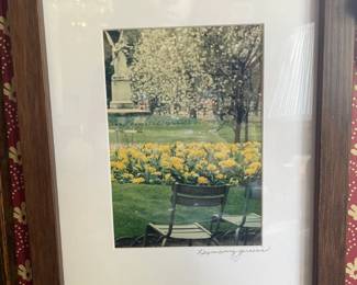 Harold Altman Luxembourg Gardens Lithograph