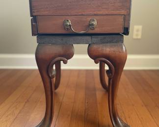 Queen Anne Style Mahogany Writing Box