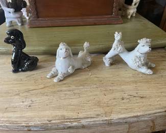 Vintage Poodle Figurines