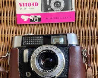 Vintage Voigtländer Vito CD 35mm Film Camera with Lanther 2.8/50 Lens