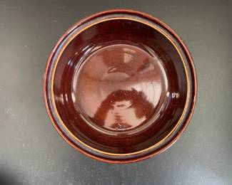 Red Wing Pottery Brown Drip Casserole Dish second image
