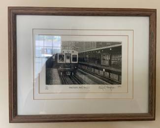 Randolph and Wells Etching by Philip C. Thompson
