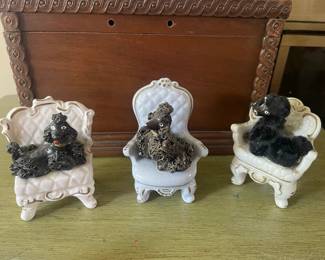 Vintage Poodle Figurines