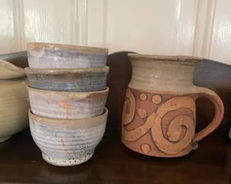 Sarah Jo Hermanson Pottery Mugs and Bowls