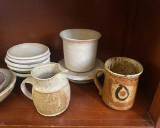 Sarah Jo Hermanson Pottery Mugs, Bowls, and Pitcher second image
