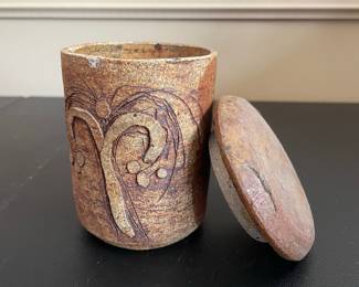 Sarah Jo Hermanson Studio Pottery Jar with Lid