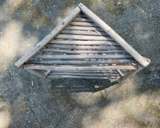 Rustic Twig Plant Stand second image
