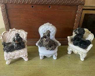 Vintage Poodle Figurines