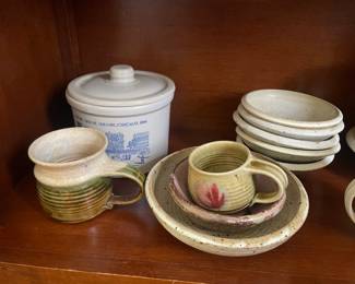 Sarah Jo Hermanson Pottery Mugs, Bowls, and Pitcher