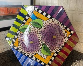 Studio Designworks Decorative Ceramic Platter