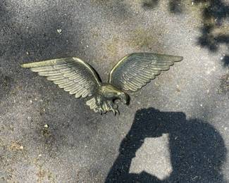 Vintage Brass Eagle Wall Decor