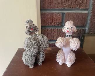 Vintage Poodle Figurines second image