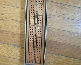 Vintage Drueke's Authentic American Design Cribbage Board